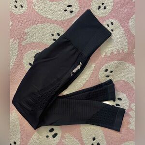 Gymshark - Perforated Black Leggings